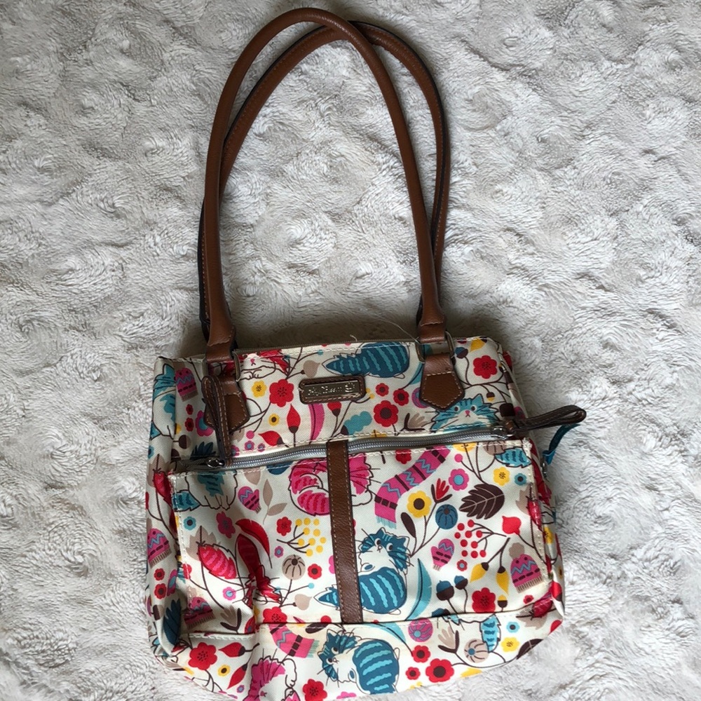 Lily Bloom Cat Purse Like New